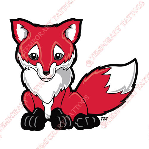 Marist Red Foxes Customize Temporary Tattoos Stickers NO.4950
